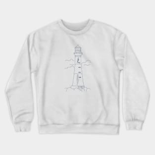 Summer Light House Crewneck Sweatshirt